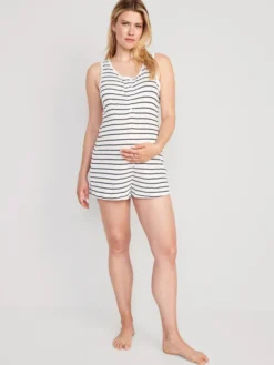Old Navy Maternity Sleeveless Henley Pajama Romper -- 3-inch Inseam 12 Old Navy Maternity Sleeveless Henley Pajama Romper -- 3-inch Inseam -LuxeWear Sales Store https3A2F2Foldnavy.gapcanada.ca2Fwebcontent2F00532F3522F2762Fcn53352276.jpg 640x