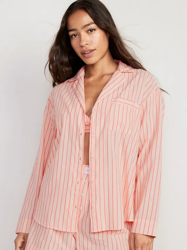 Old Navy Printed Poplin Pajama Shirt For Women 11 Old Navy Printed Poplin Pajama Shirt For Women - Image 9