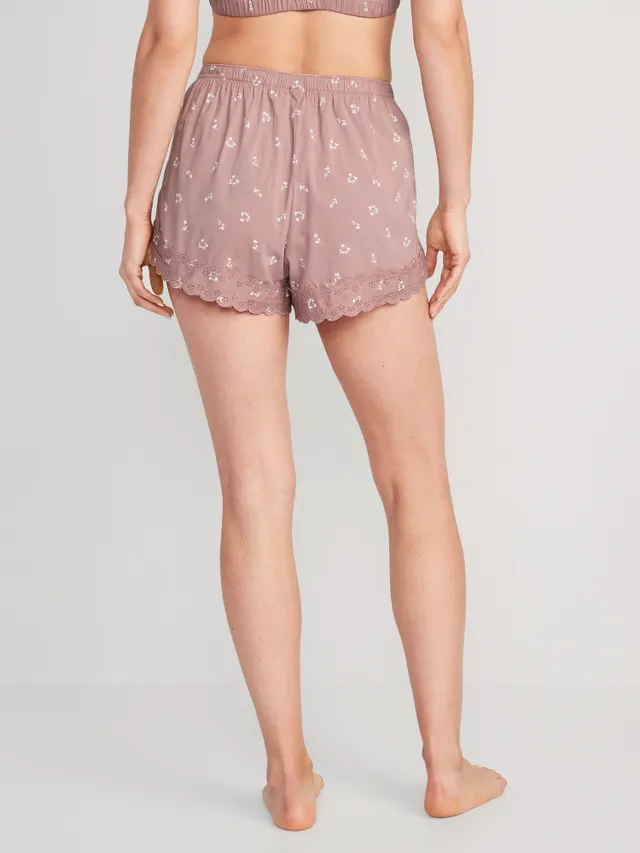 Old Navy High-Waisted Pajama Shorts For Women -- 3-inch Inseam 9 Old Navy High-Waisted Pajama Shorts For Women -- 3-inch Inseam - Image 7