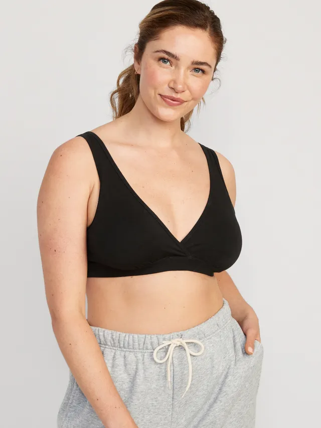 Old Navy Maternity Cross-Front Cotton Nursing Bralette 3 Old Navy Maternity Cross-Front Cotton Nursing Bralette