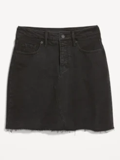 Old Navy High-Waisted OG Straight Button-Fly Black Mini Jean Skirt For Women 9 Old Navy High-Waisted OG Straight Button-Fly Black Mini Jean Skirt For Women -LuxeWear Sales Store https3A2F2Foldnavy.gapcanada.ca2Fwebcontent2F00532F4082F5222Fcn53408522.jpg 640x