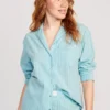 Old Navy Printed Poplin Pajama Shirt For Women