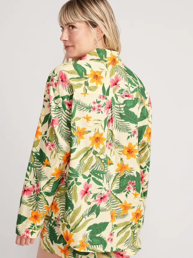 Old Navy Printed Poplin Pajama Shirt For Women 20 Old Navy Printed Poplin Pajama Shirt For Women - Image 18