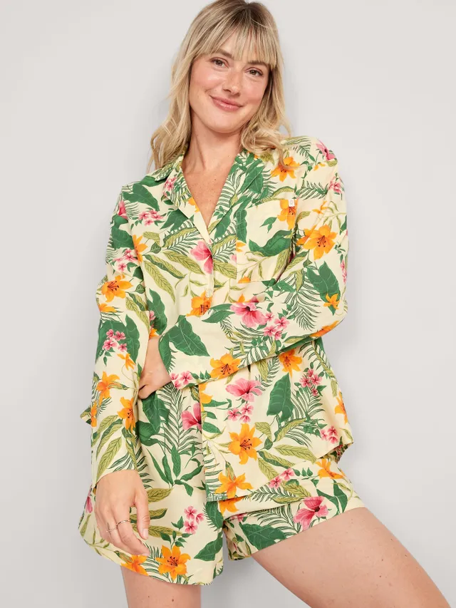 Old Navy Printed Poplin Pajama Shirt For Women 21 Old Navy Printed Poplin Pajama Shirt For Women - Image 19