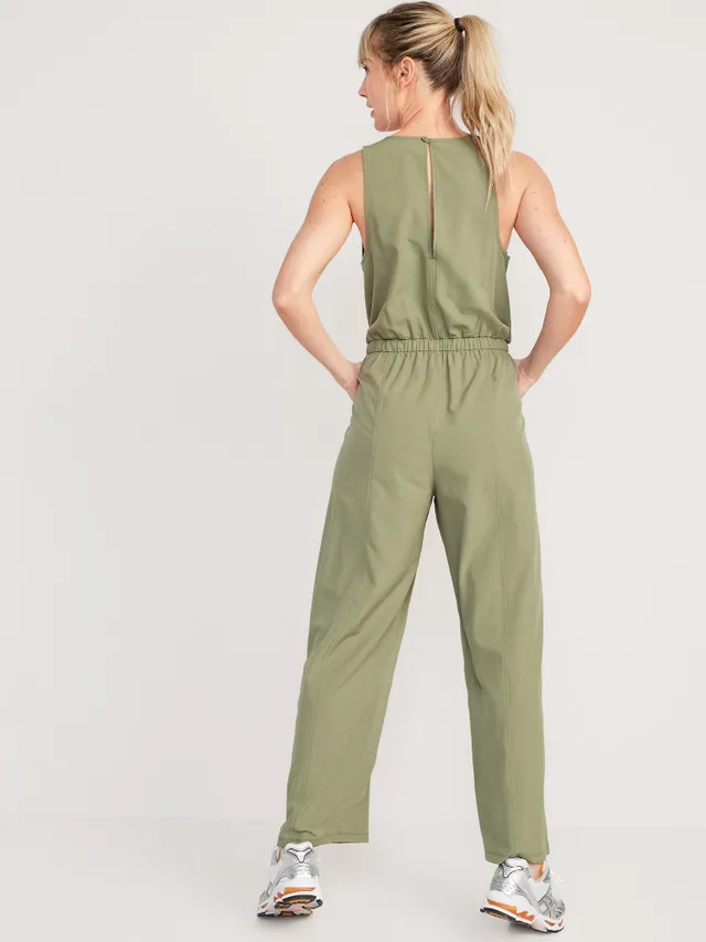 Old Navy Waist-Defined StretchTech Water-Repellent Jumpsuit For Women 4 Old Navy Waist-Defined StretchTech Water-Repellent Jumpsuit For Women - Image 2