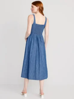 Old Navy Fit & Flare Sleeveless Jean Midi Dress For Women 8 Old Navy Fit & Flare Sleeveless Jean Midi Dress For Women -LuxeWear Sales Store https3A2F2Foldnavy.gapcanada.ca2Fwebcontent2F00532F5682F2992Fcn53568299.jpg 640x