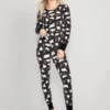 Old Navy Matching Halloween Print Pajama Set For Women