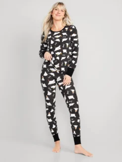 Old Navy Matching Halloween Print Pajama Set For Women