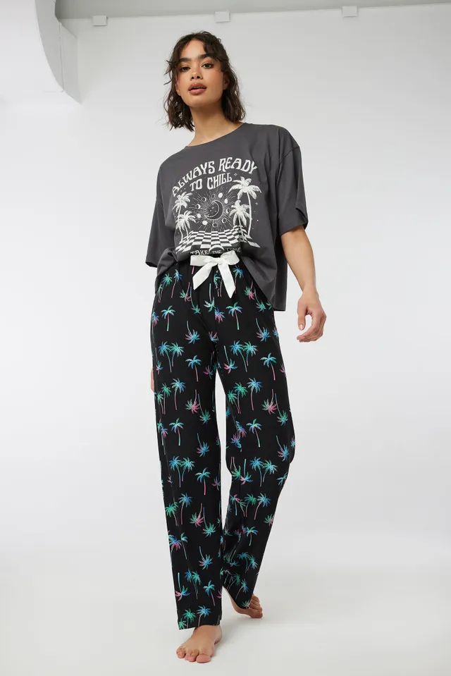 Ardene Super Soft Straight Leg Pj Pants | Size | Polyester/Spandex 3 Ardene Super Soft Straight Leg Pj Pants | Size | Polyester/Spandex