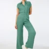 Ardene Cap Sleeve Button Front Jumpsuit In Med. Green | Size | 100% Viscose 2 Ardene Cap Sleeve Button Front Jumpsuit In Med. Green | Size | 100% Viscose -LuxeWear Sales Store https3A2F2Fwww.ardene.com2Fon2Fdemandware.static2F 2FSites master catalog2Fdefault2Fdw517743a92Fimages2Flarge2F3A AP32682 12 2208f1bd f041 43e8 b63d 5c7da1c7363c.jpg 640x