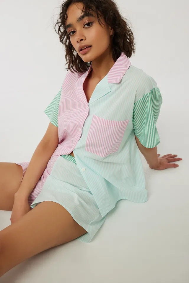 Ardene Multi Stripe PJ Set | Size | 100% Cotton 3 Ardene Multi Stripe PJ Set | Size | 100% Cotton