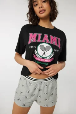 Ardene Super Soft 2 Piece PJ Set In | Size | Polyester/Spandex