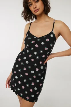 Ardene Printed Super Soft Nightie In | Size | Polyester/Spandex